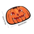 thumbnail image 3 of PALIFEUR Halloween Door Mat, 24"x16" Dirt Trapping Door Mat Indoor Entrance, Washable Non-Slip Front Door Mat Outside Entrance, Halloween Pumpkin Shape Doormat for Holiday Party Decorations, 3 of 7