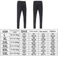 thumbnail image 4 of Injueey Pantalones calefactables de invierno para hombre con 2 zonas de calefacción 3 temperatura ajustable autocalentamiento elástico térmico USB Suministros térmicos XXXL Injueey HA046119-04, 4 of 6