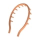 thumbnail image 2 of Diadema de silicona suave con forma de peine, ligera y flexible, ideal como regalo para fiestas. Naranja, 2 of 8