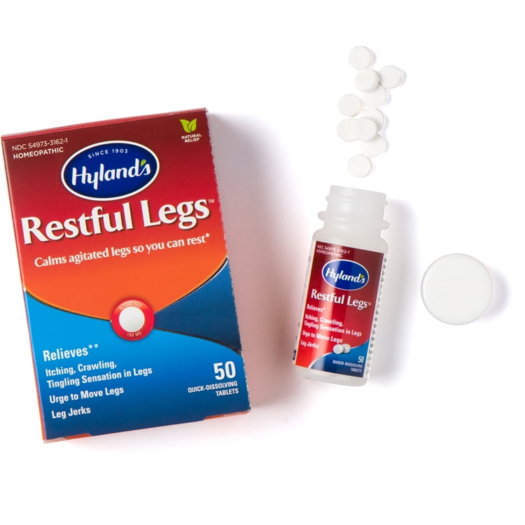 Hyland's Restful Legs Tablets, Natural Relief of Itching, Crawling