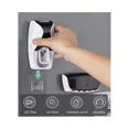 thumbnail image 3 of Dispensador automático de cepillos de dientes, exprimidor de pasta de dientes y soporte para cepillos de dientes, juego para niños, uso familiar en el baño, color negro, 3 of 5