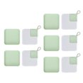 thumbnail image 3 of 5pcs Clear Plastic Storage Box Portable Green Clear Small Plastic Container for Makeup Nails, 3 of 14