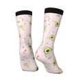 thumbnail image 3 of Goofa Avocado Doing Sport Yoga Printed Men's Crew Socks, Soft Durable Breathable Moisture-Wicking with Odor Control Cotton socks, 3 of 9