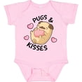 thumbnail image 3 of Inktastic Valentines Day Pugs & Kisses with Hearts Boys or Girls Baby Bodysuit, 3 of 5