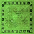 thumbnail image 1 of Ahgly Company Indoor Square Oriental Green Traditional Area Rugs, 3' Square, 1 of 4