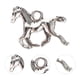 thumbnail image 2 of 200 colgantes para collar, decoración colgante DIY, diseño de caballo, llavero DIY, 2 of 7