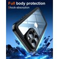 thumbnail image 3 of for iPhone 15 Pro Max Case Waterproof,Full Body Protective iPhone 15 Pro Max Case with Built-in Screen Protector Shockproof Dustproof Anti-Scratches Solid Case for iPhone 15 Pro Max 6.7’’Black, 3 of 14