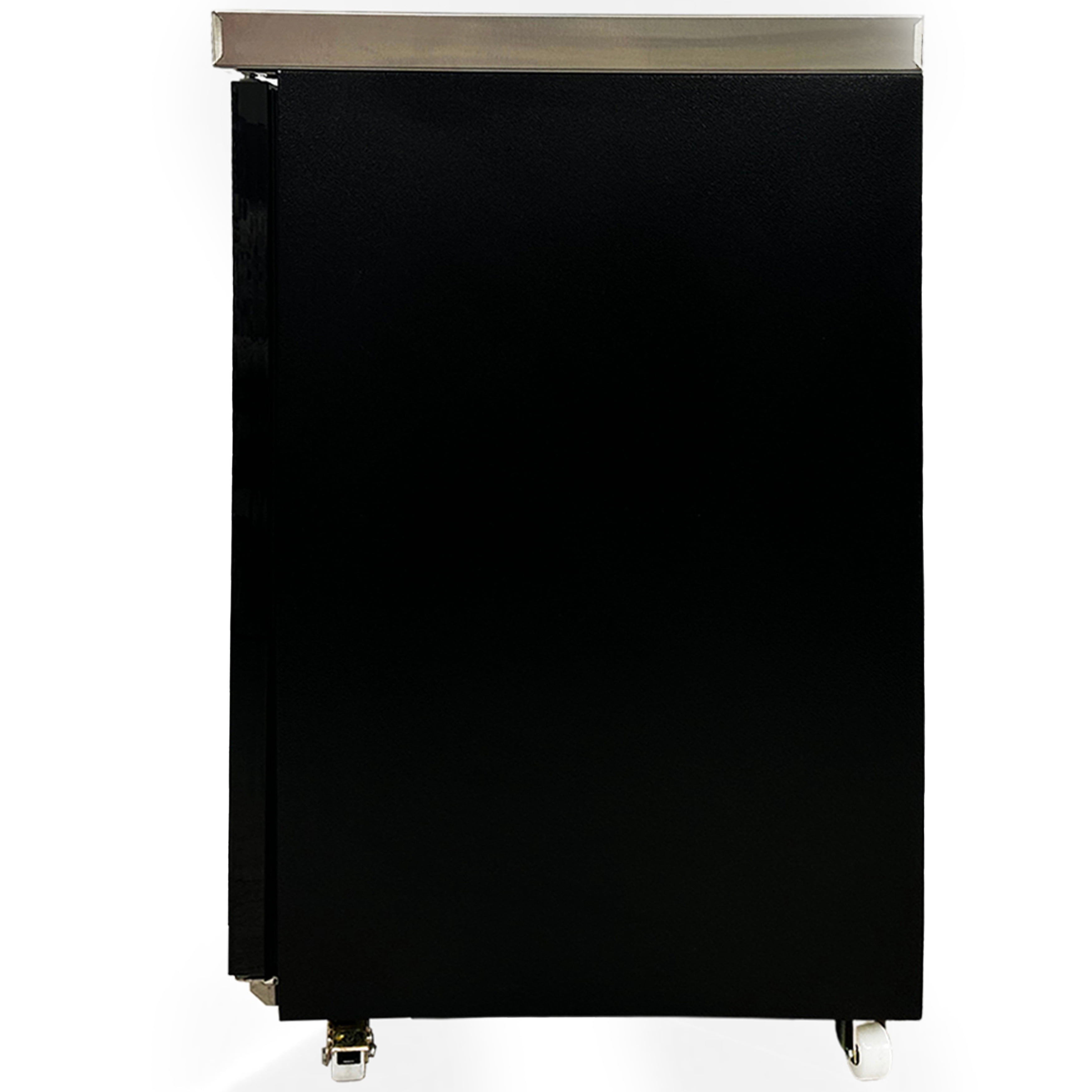 72 in. 3 Glass Door Commercial Back Bar Cooler, 19.5 Cu.Ft Beer Fridge, Under Counter Refrigerator