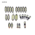 thumbnail image 3 of Kenally Kit de bombillas de lámpara de luces LED para Interior de coche de 23 uds para X5 E53 2000-2006 blanco caliente Bombillas para automóviles Kenally VI000479-00, 3 of 6