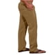 thumbnail image 4 of Pantalones de lino y algodón con cintura elástica para hombre, informales, lisos, con bolsillos, 4 of 6