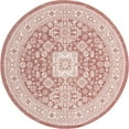 thumbnail image 2 of Rugs.com Outdoor Aztec Collection Rug – 8 Ft Round Rust Red Flatweave Rug Perfect For Kitchens, Dining Rooms, 2 of 6