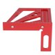 thumbnail image 1 of Regla Cuadrada para Carpintería, Regla para Carpintería de Aleacio de Aluminio, Herramienta de Mediciorica de Ángulo Con Acabado Anodizado CNC para Trazar, Marcar, 1 of 7