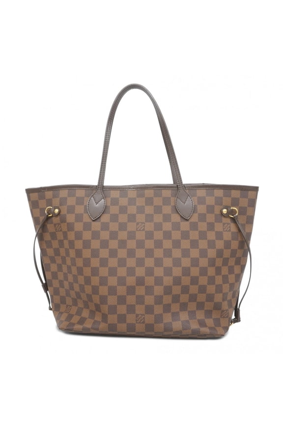 Pre-Owned Louis Vuitton Damier Neverfull MM Tote Bag N51105 Ebene Cerise (Women's)