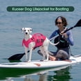 thumbnail image 7 of Kuoser Dog Life Jacket, High Flotation Dog Life Vest for Swimming Boating, Rose-red, XL, 7 of 7
