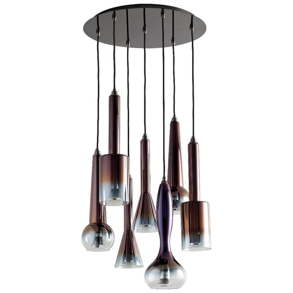 Oxygen Lighting - Accessory - 21 Inch Multi Pendant Canopy Kit-Aged Brass Finish