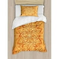 thumbnail image 3 of Ambesonne Lotus African Tribal Ethnic Sun Pattern with Primitive Figures Icons Culture Artsy Print Duvet Cover Set, 3 of 3