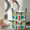 thumbnail image 6 of Uemuo Colorful Hawaii Palms Pattern Circular Laundry Hamper Basket with handles,Collapsible laundry basket,Large capacity laundry hamper,Laundry Organizer-Small, 6 of 8
