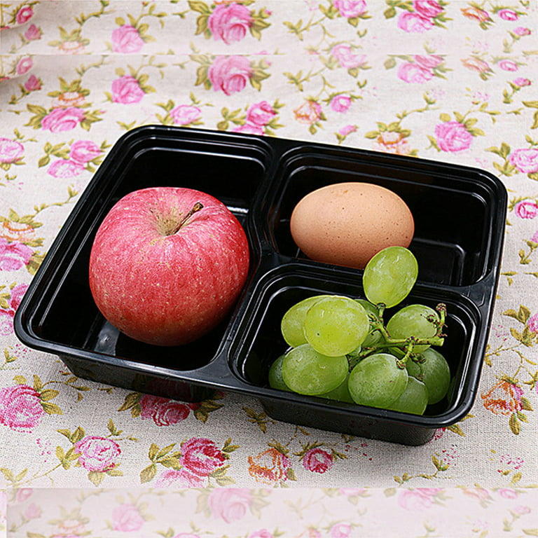 20PCS Disposable Bento Box for Restaurants, Shopping Malls