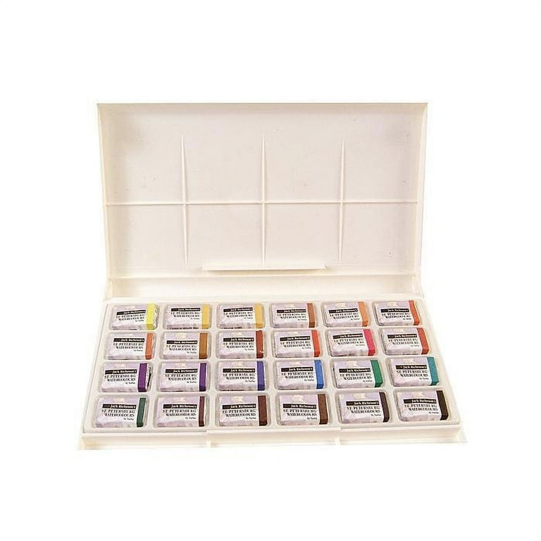 Ladoga Artist's Water Colour Cake Set of 24 (Made in Russia) - Sitaram  Stationers
