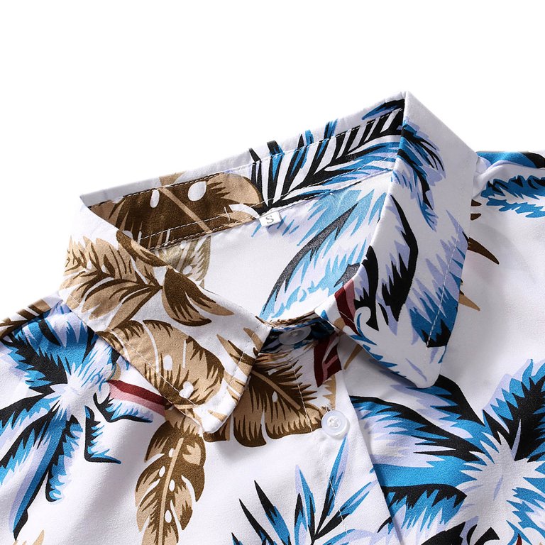 Retro 80s 90s Pattern Hawaiian Shirt Style 2 Summer Gift For Men
