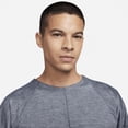 thumbnail image 3 of Nike Yoga Men's Dri-FIT Crew Top Color: Cool Grey/Heather/Cool Grey Size: L, 3 of 4