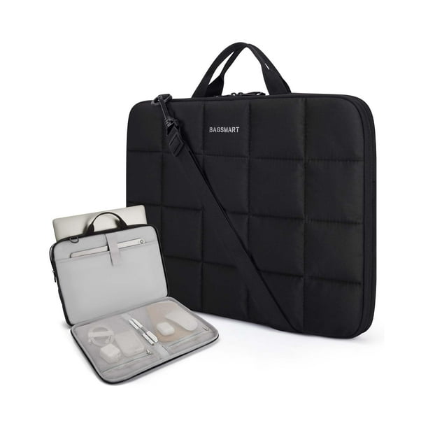 Funda para portátil BAGSMART de 15 a 16 pulgadas, funda acolchada con correa