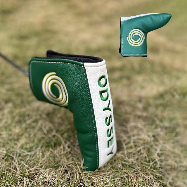 Odyssey-Style Putter Cover - Embroidered Mallet Head Protector, Blade Golf Club Cap with Secure Velcro Closure GEFQ-305