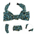 thumbnail image 3 of Unique Bargains 1 Pc Retro Bow Headbands for Women Blue Black, 3 of 6