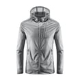 thumbnail image 2 of Men's Sun Protection Clothing Summer Thin Style Outdoor Pockets Fitted Hooded Fishing Clothing Coat, 2 of 5