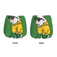 thumbnail image 3 of Salouo Cool Skateboarding Bulldog Print Women's 2 in 1 Running Shorts Double-Layer Shorts Athletic Workout Gym Yoga Shorts Running Shorts for Women-XX-Large, 3 of 7