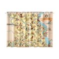 thumbnail image 2 of RYLABLUE Vintage 1935 Missouri State MapWindow Treatment Panel Curtains Window Curtain Kitchen Curtain,Two Piece 26x39 Inces, 2 of 4