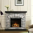 thumbnail image 2 of FESTIVO 36 in. Freestanding Electric Fireplace in Tan, 2 of 4