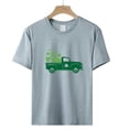 thumbnail image 4 of QIPOPIQ T-Shirts à Manches Courtes pour Femmes à Col Rond T-Shirts de la Saint-Patrick Hauts Shamrock T-Shirt Chemise Verte Tunique T-Shirts de la Saint-Patrick Tee T-Shirt T-Shirts de Noël pour les Fêtes T-Shirts Graphiques Aubaines, 4 of 4
