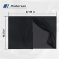 thumbnail image 2 of Car Window Shades, Magnetic Double Layer Window Screen for Baby Protection, UV Protection Privacy Blackout/Half Shade Car Window Covers, Auto Sun Shade Curtains Accessories (Black), 2 of 4