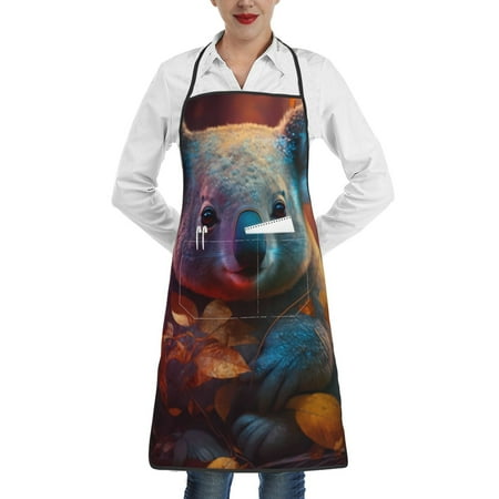 

Sikiie Forest Koala Aprons for Kitchen Cooking Aprons Chef Apron for Men Women Chef