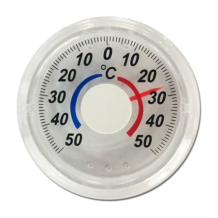 

JULYING Indoor Outdoor Window Thermometer Weather Thermometer Accurate Readings Temperature Monitor Gauge Used for Household