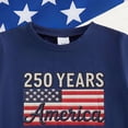 thumbnail image 3 of Ulanda Kids 4th of July Shirt USA Flag Clothes Toddler Boys Girls Children Patriotic Tee Tops 1-7 Years (Navy, 18-24 Months), 3 of 5