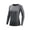 Gray, variant on Women's Casual Workout Shirt Stretch Quick Dry Yoga Fitness Top Raglan Long Sleeve T-Shirt,S,Green