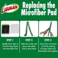 thumbnail image 6 of Libman Rinse 'n Wring Mop System Refill - Microfiber Wet Mop - 6 Pads, Green, 6 of 7