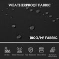 thumbnail image 4 of Outsunny Retractable Double Side Awning, Outdoor Privacy Screen, Black, 4 of 10