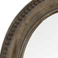 thumbnail image 3 of 10 Inch Resin Oval Accent Table Mirror, Perched Birds, Dark Bronze- Saltoro Sherpi, 3 of 5