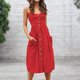 thumbnail image 4 of Vestido midi elegante de corte holgado para mujer Vestido ajustado de estilo bohemio Traje de vacaciones FLhrweasw Nuevo, 4 of 8