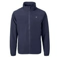 thumbnail image 2 of Men's Cutter & Buck Navy Chicago Cubs Charter Eco Recycled Full-Zip Hoodie Jacket, 2 of 3