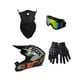 thumbnail image 3 of Casco de bicicleta, cascos de cara completa con ventilación, transpirable, casco de bicicleta de montaña, casco de ciclismo para adultos, hombres y L, 3 of 8