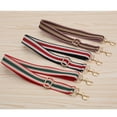 thumbnail image 4 of Minnieouse Bolso bandolera larga, correa de repuesto, bandolera de lona ancha, artesanía a mano, gancho giratorio de Metal, monedero tipo Bolsas de mensajero y de hombro blanco azul, 4 of 6