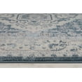 thumbnail image 5 of Ladole Rugs Lux Cotto Turkish Persian Design Bordered Traditional Durable Indoor Blue Cream Runner Rug Carpet, 3x5 (2'7" x 4'11", 80cm x 150cm), 5 of 6