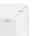 thumbnail image 2 of 6 Piece 1800 Collection Bed Sheet Set with Extra Pillowcases, Deep Pockets Fitted Sheet, 100% Soft Microfiber, Hypoallergenic, Cool & Breathable, Full, White, 2 of 4
