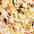 thumbnail image 4 of KASPER Womens Yellow Cut Out Twisted Neck Lined Printed Sleeveless Wear To Work Top Plus 2X, 4 of 4