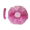 thumbnail image 6 of Disposable Shower Caps - 100pcs Hair Processing Clear Plastic Caps For Spa Home Use Hotel and Hair Salon Plastic Clear Elastic Bath Cap, 6 of 8
