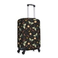 thumbnail image 3 of Uemuo Moth And Flowers Printed Washable Luggage Cover - Fashion Suitcase Protector Fits 18-32 Inch Luggage -Medium, 3 of 9